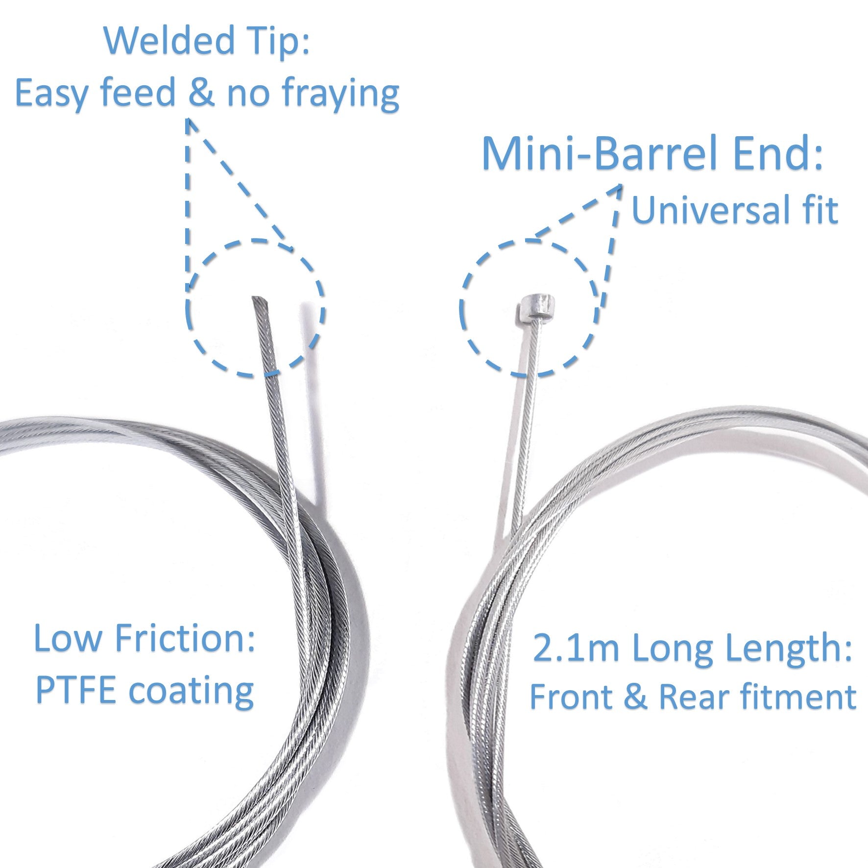 Derailleur Gear Cable Inner Wire For Bikes & Cycles
