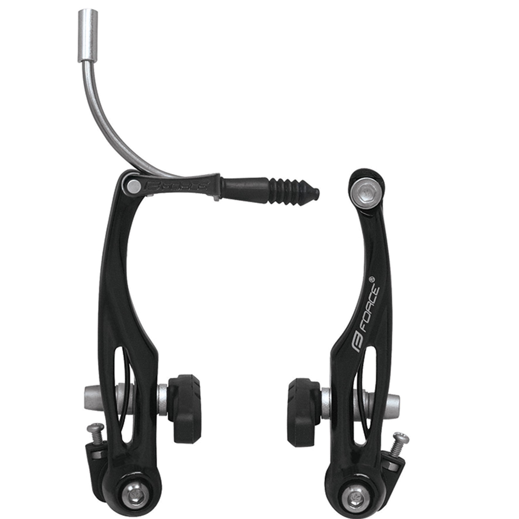 V Brake Alloy Noodles + Rubber Cable Gaiter (Pair)